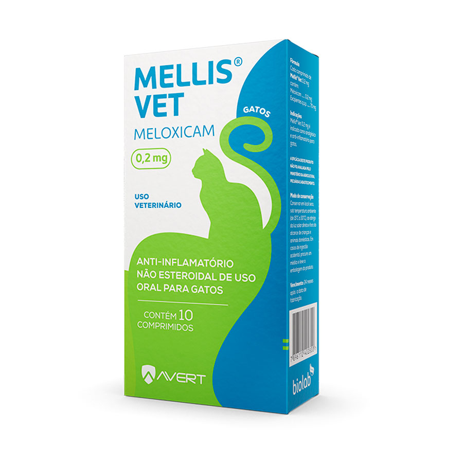 MELLIS VET 0,2MG C/10 COMPRIMIDOS