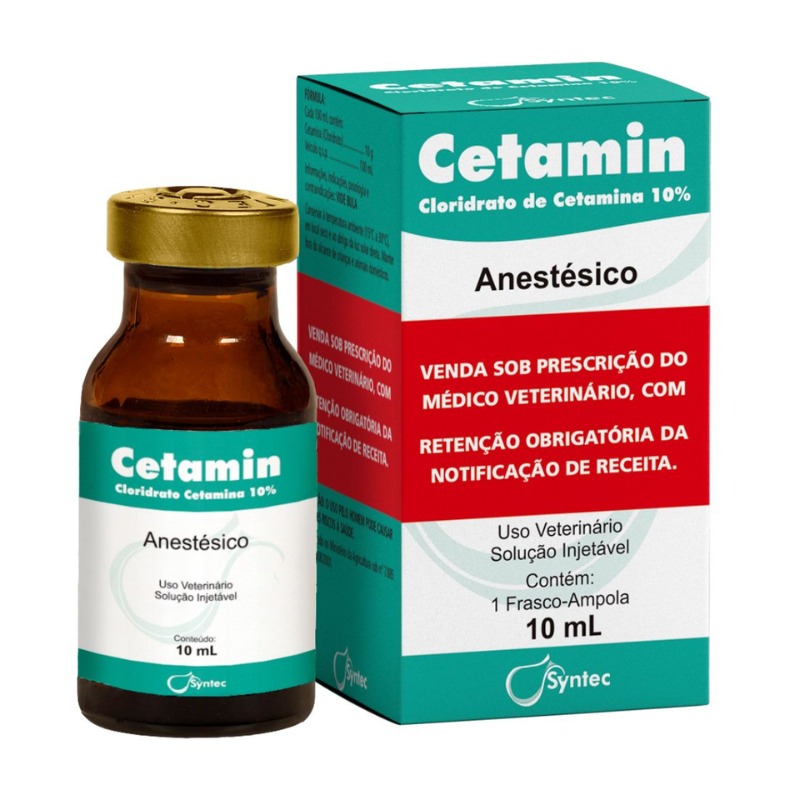 CETAMIN 10ML (KETAMINA) (SIPEAGRO)
