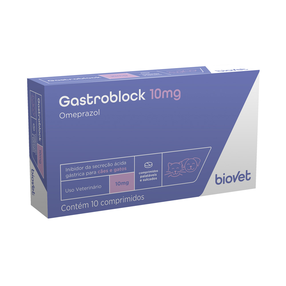 GASTROBLOCK 10MG CARTELA - BIOVET