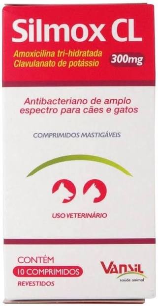 SILMOX CL 300MG 10 COMP