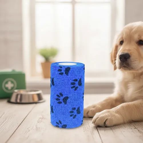 BANDAGEM BAND-FLEX - AZUL COM PATAS 10CM
