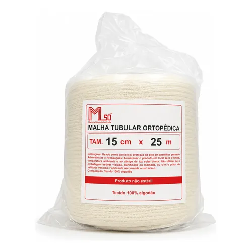 MALHA TUBULAR ALGODAO 12CM X 15M - MSO