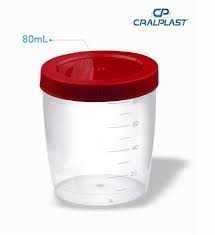 COLETOR INDIVIDUAL 80ML TAMPA VERMELHA TR...