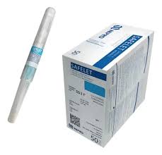 CATETER INTRAVENOSO 22GX1 AZUL