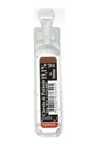 CLORETO DE POTASSIO 19,1% 10ML AMP PLAST