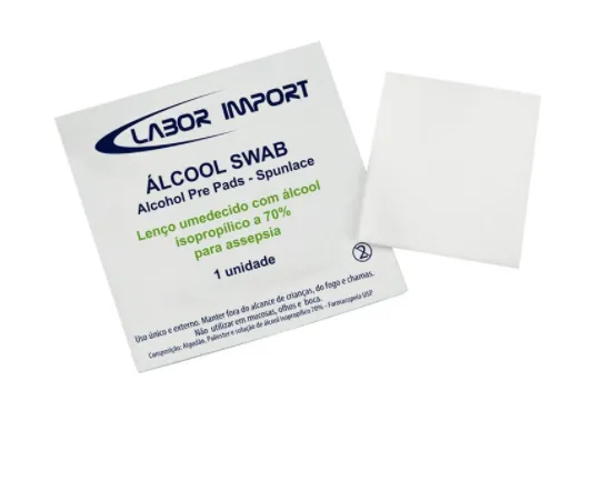 ALCOOL SWAB SACHE C/100 LABOR IMPORT