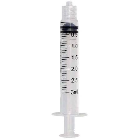 SERINGA 3ML S/AG LUER LOCK SUPREME MEDIX