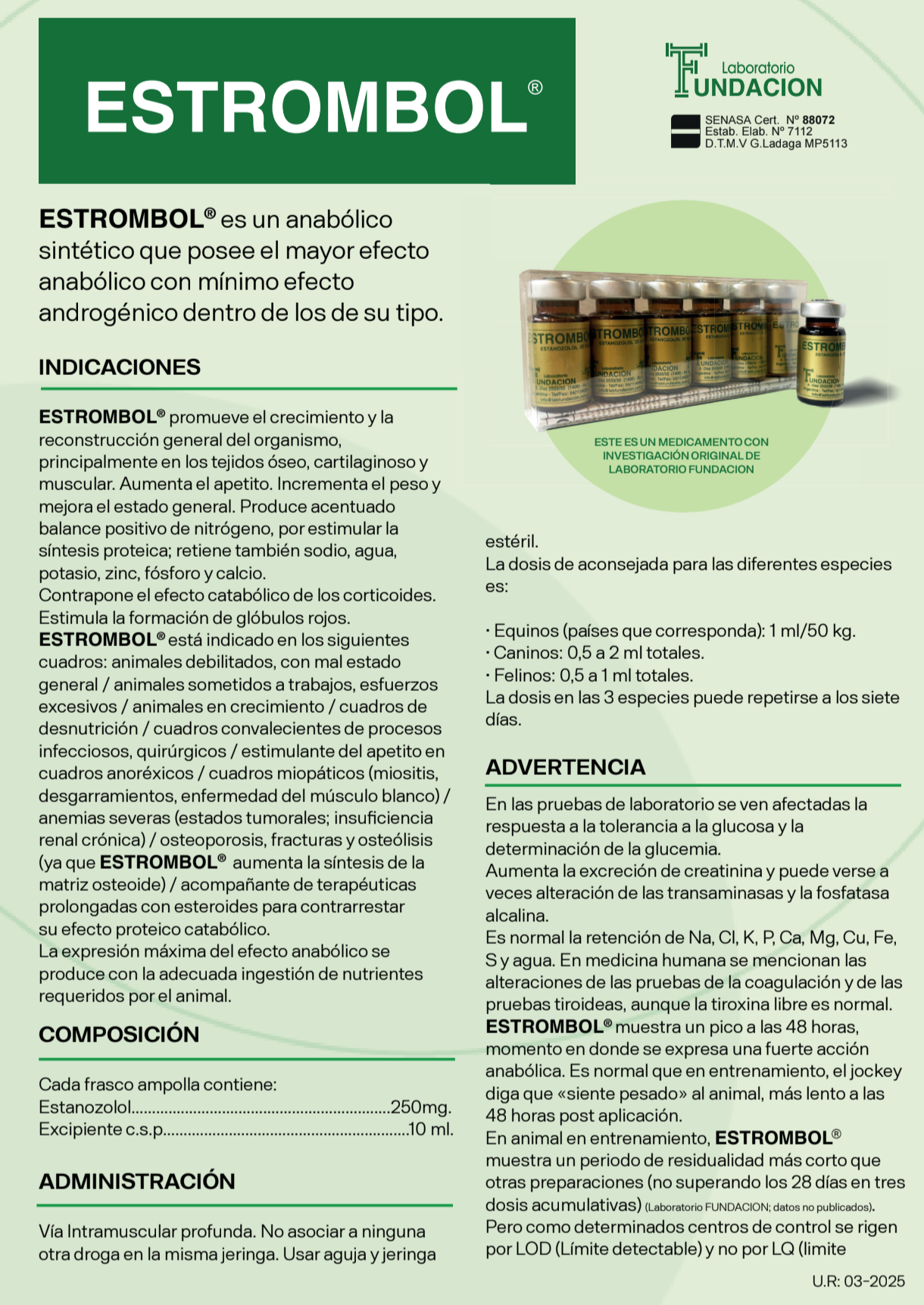 ESTROMBOL 10ML (SIPEAGRO)