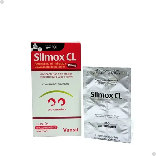 SILMOX CL 300MG 10 COMP