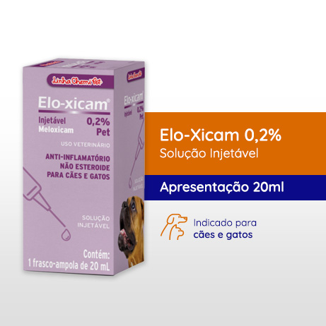 ELO-XICAM INJETAVEL 0,2 ML (MELOXICAM)