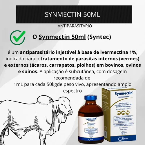 SYNMECTIN (IVERMECTINA) 50 ML