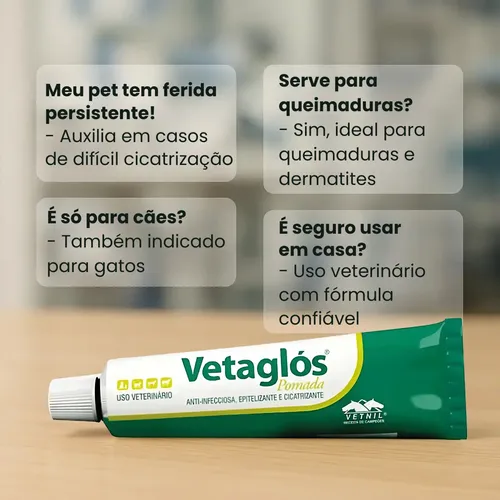 VETAGLOS POMADA 20G