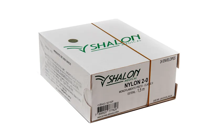 FIO 2-0 NYLON PRETO S/AG. 1,5M