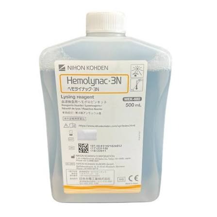 REAGENTE HEMOLYNAC 3N - 500ML NIHON KOHDEN